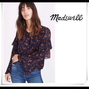 Madewell floral top